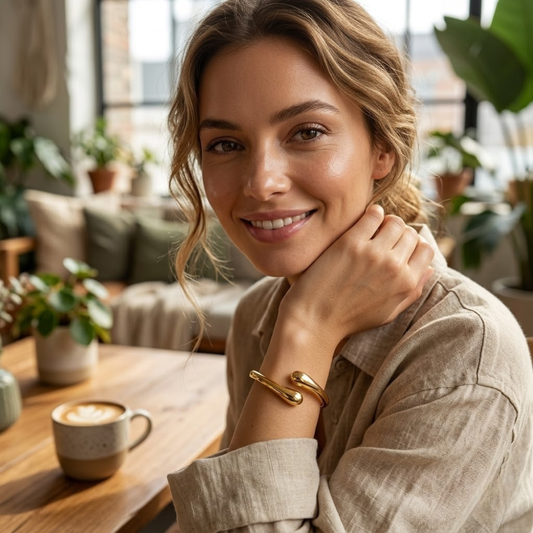 Vintage Vibe Cuff Bangles – Bold Geometry Meets Urban Gold & Silver Shine