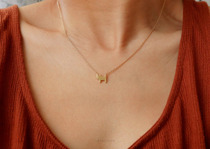 Whiskered Whisper Cat Necklace – A Minimalist Ode to Feline Grace